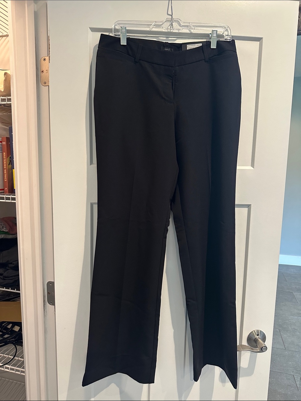 Worthington Curvy  Black Women's Dress Pants - Trouser Leg